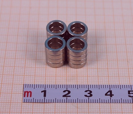 Неодимовый магнит кольцо R-10-07-03-N-DN